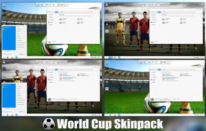 Fifa World Cup 2014 Skinpack - Темы для windows 8