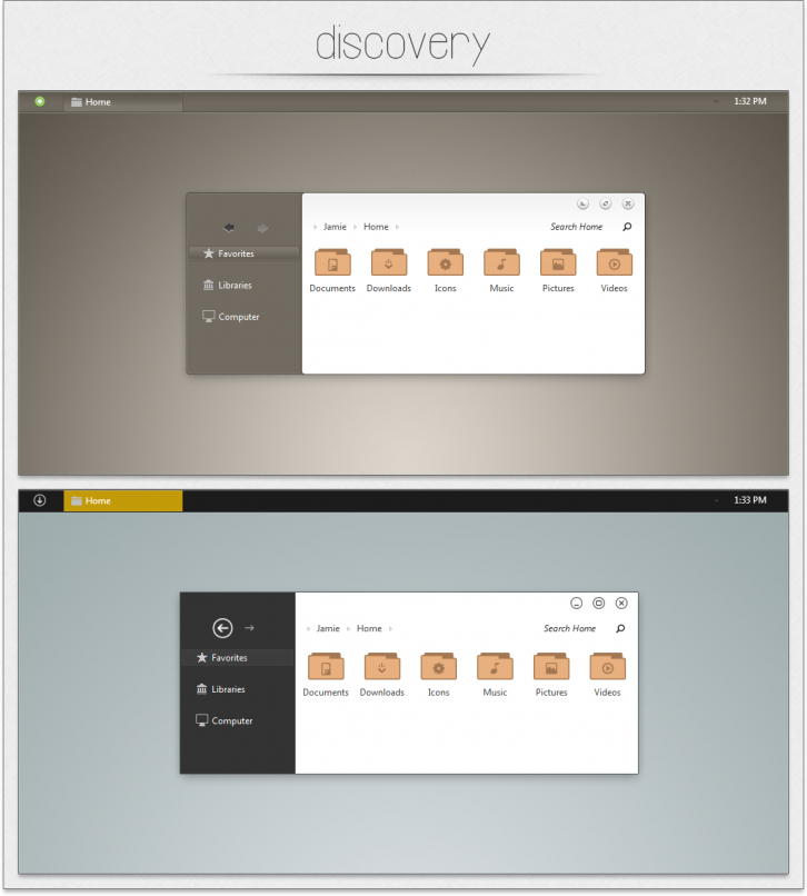 Discovery - Темы для Windows 7