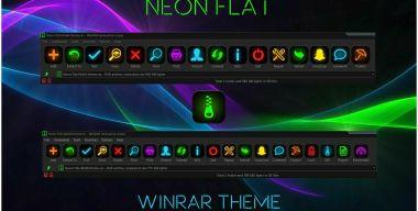 Neon Flat WinRAR