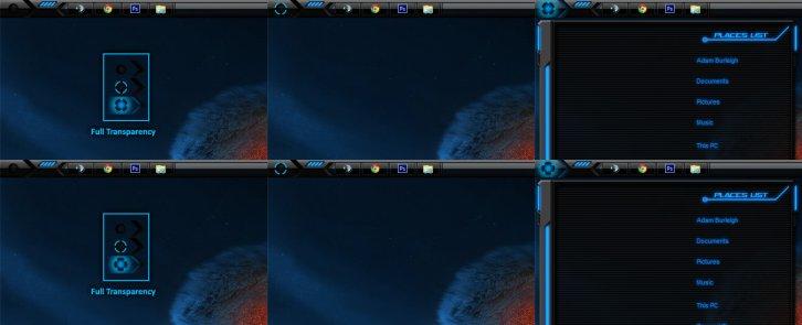 HUD Evolution RemixV3 SIB Orbs W8 FULL TRANSPARENT - Кнопка ПУСК темы