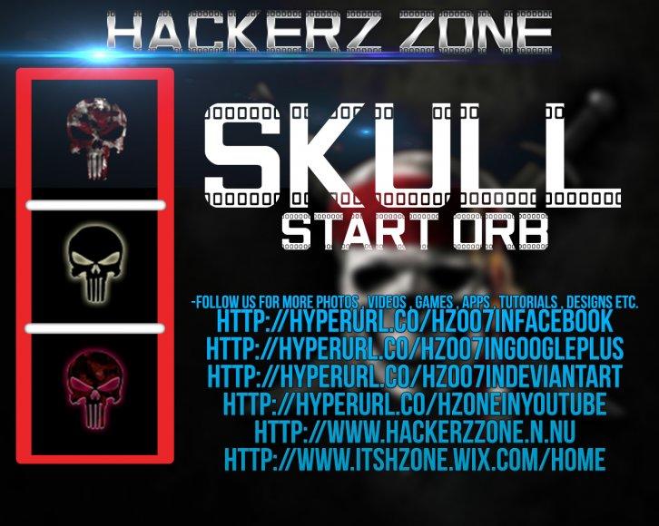 Skull Start Orb-Hackerz Zone - Кнопка ПУСК темы