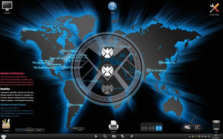 Agents of S.H.I.E.L.D. Start Orb - Кнопка ПУСК темы
