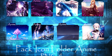 Pack Icon Folder Anime