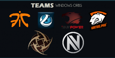 eSport Teams Windows Start Menu Orbs