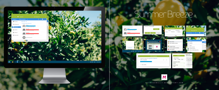 Summer Breeze for 8.1 - Темы для windows 8