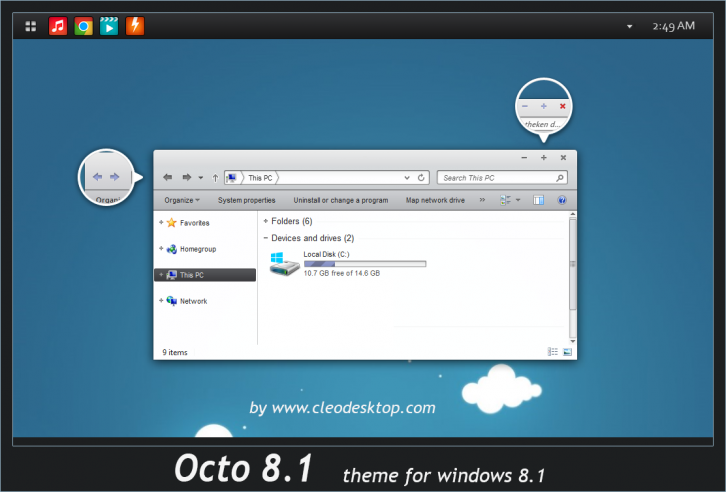 Octo Theme Windows 8.1 - Темы для windows 8