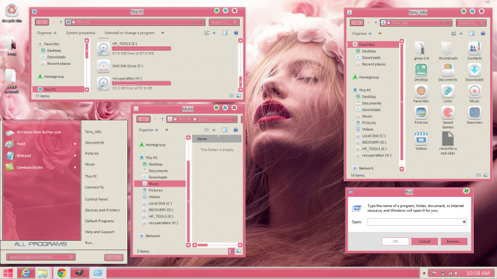 Windows 8.1 Theme Pink (Aliz) - Темы для windows 8