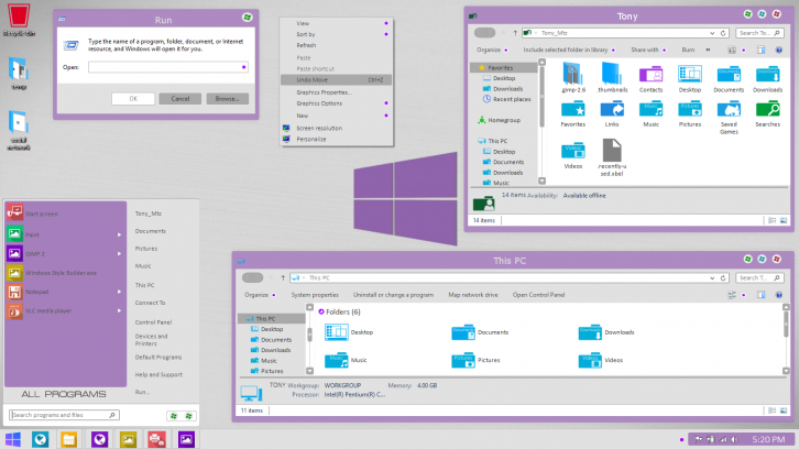 Windows 8.1 theme Metro Link - Темы для windows 8