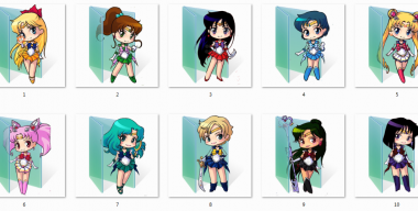 Sailor Moon Folder Icons