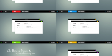 Zeka Color Theme For Windows 8.1