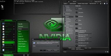 Windows 8.1 Theme Nvidia Green