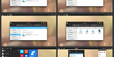 Yosemite Black Theme Windows 10