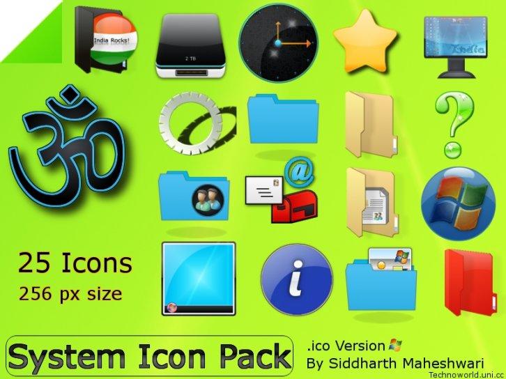 System Icon pack - Иконки для Windows