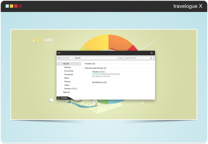 Travelogue X - Темы для windows 10