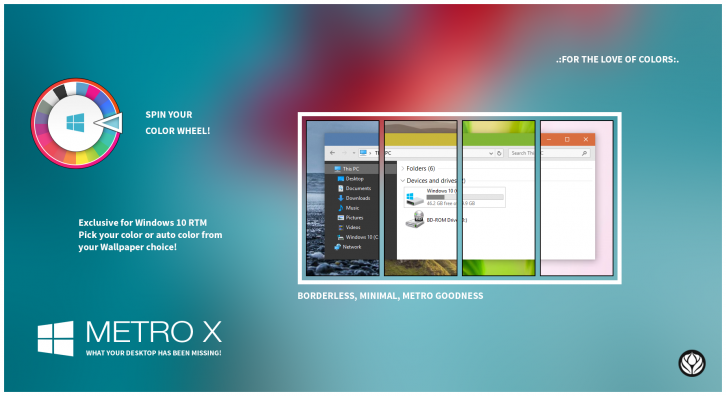 Metro X - Темы для windows 10