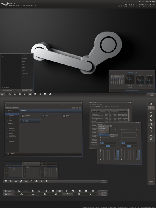 Steam VS - Темы для Windows 7