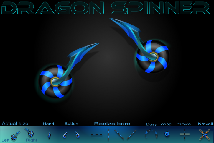 Dragon Spinner - Курсоры для CursorFX