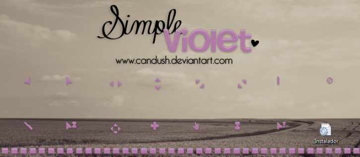 Simple Violet Cursor - Курсоры для Windows