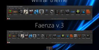 Faenza v.3 WinRAR theme