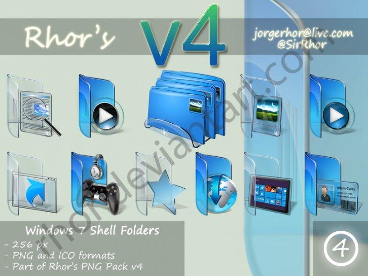 Rhors PNG Pack v4 - Иконки для Windows