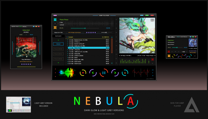 Nebula - AIMP Скины Обложки