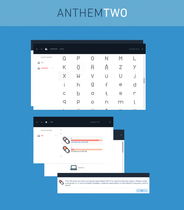 ANTHEM TWO - Темы для windows 10