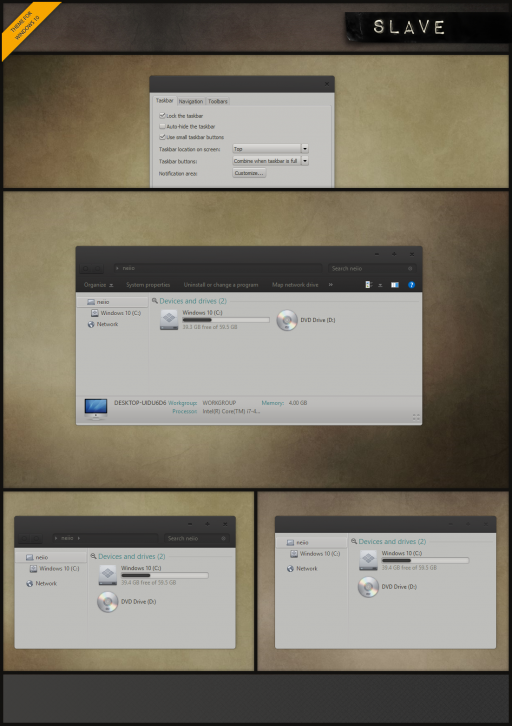 Slave - Темы для windows 10