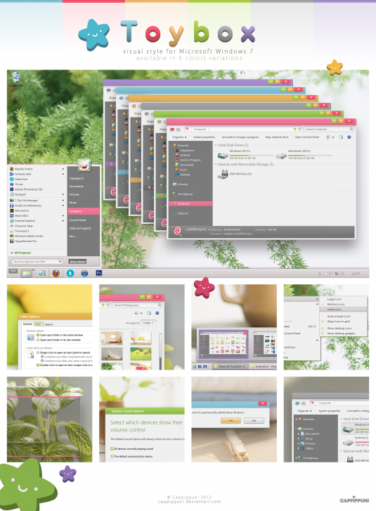 Toybox - Темы для Windows 7