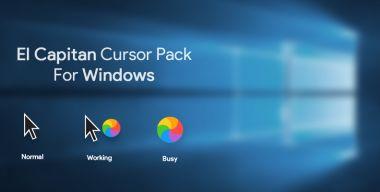 Mac Os El Capitan Cursor Pack for Windows