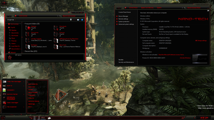 Nano-Tech - Темы для windows 10