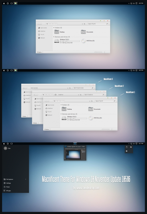 Macnificent Theme - Темы для windows 10