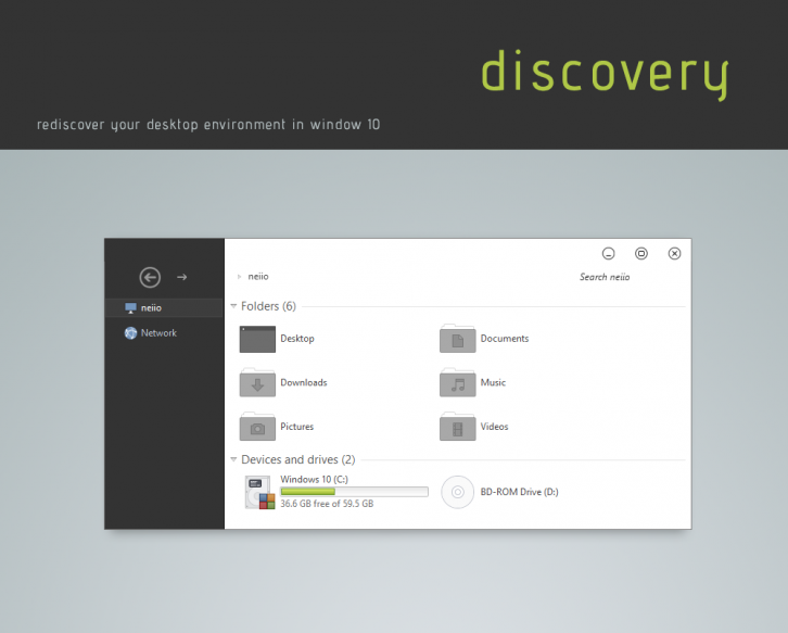 discovery x - Темы для windows 10
