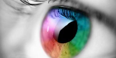 rainbow eye