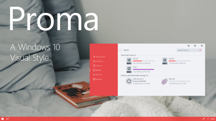 Proma - Темы для windows 10