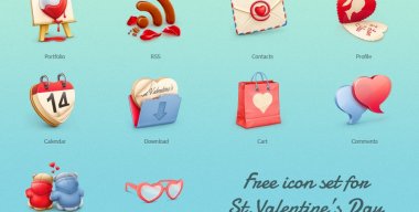 Valentine’s Day Icon Set