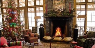 Fireplace New Years and Christmas Live Wallpaper