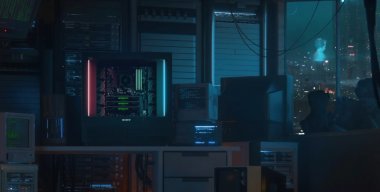 Cyber Hacker room