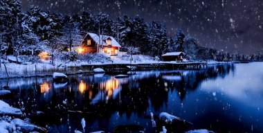 Cabin Snow