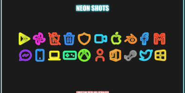 Neon Shots Icon Pack 2023