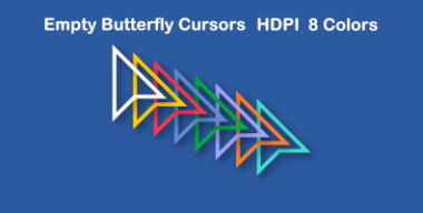 Empty Butterfly White Cursors