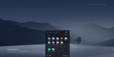 RAINMETER MENU DARK