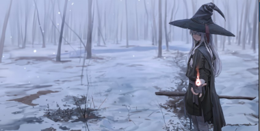 Witch in winter