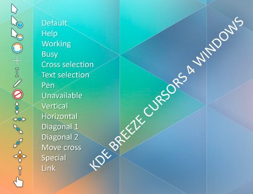 Breeze Theme Cursors - Курсоры для Windows