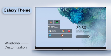 Galaxy Desktop Theme For Windows