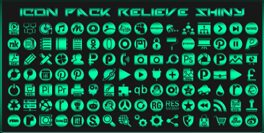 Relieve Shiny Icons