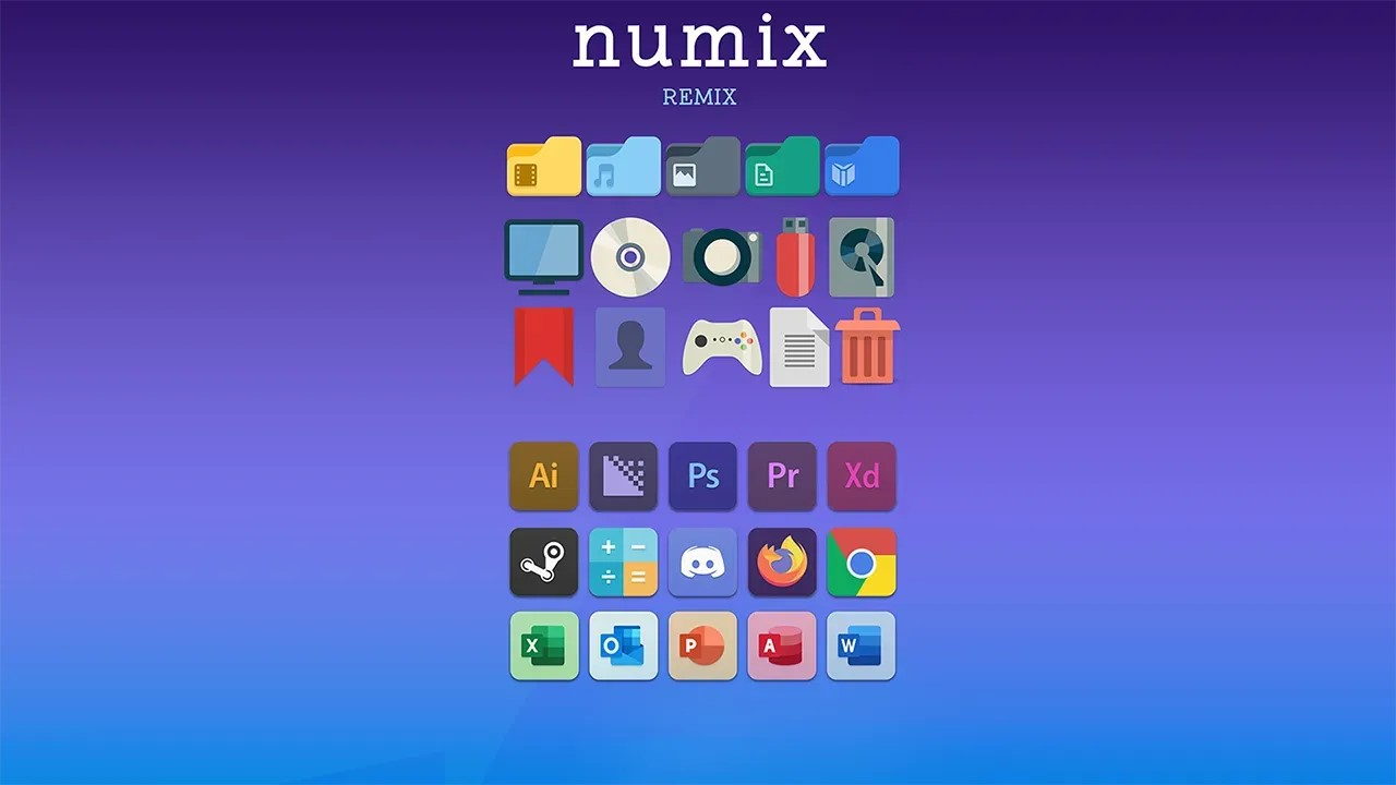 numix remix Icons - Пакеты иконок 7tsp