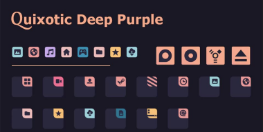 Quixotic Deep Purple IconPack
