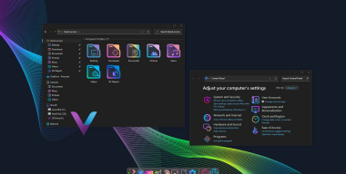 Vivid Dark Icons Theme