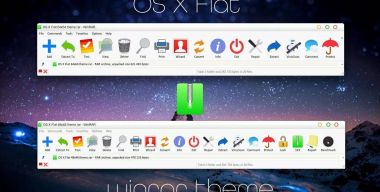 OS X Flat WinRAR theme