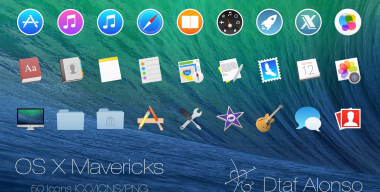 OS X Mavericks Icons